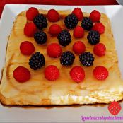 Pastel de Piña con Fruta del Bosque - Paso 3