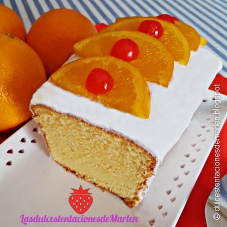 Bizcocho de Naranja Glaseado