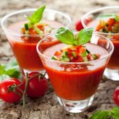 Gazpacho con cebolla