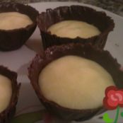 Tacitas de chocolate con mousse de limón - Paso 2