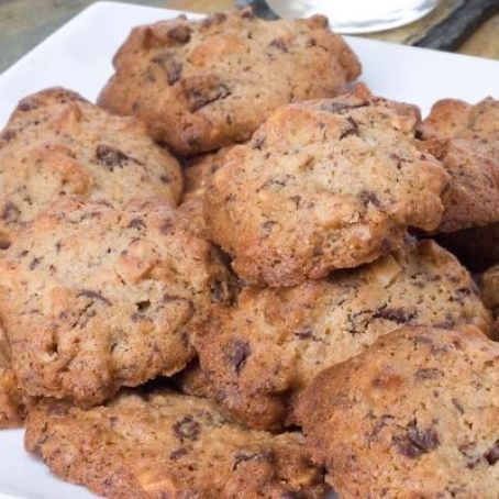 Galletas de chocolate con crema de vainilla