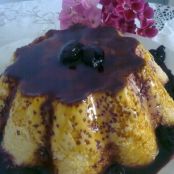 Flan de queso y miel