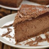 Tarta light de chocolate y queso (Thermomix)