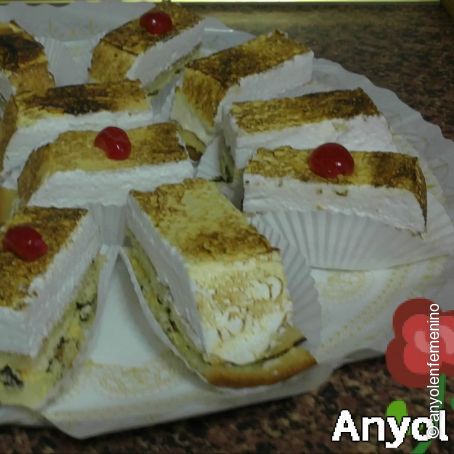 Glaseados de crema y chocolate