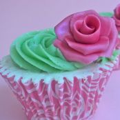 Cupcakes Con Rosas - Paso 1