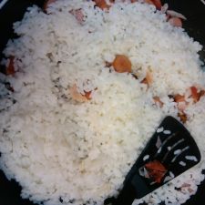 Arroz con embutido