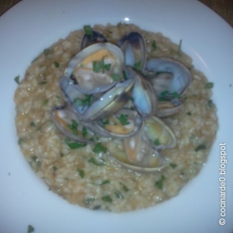 Pasta melosa con almejas B