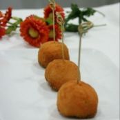 Bolitas de salmón y queso crema