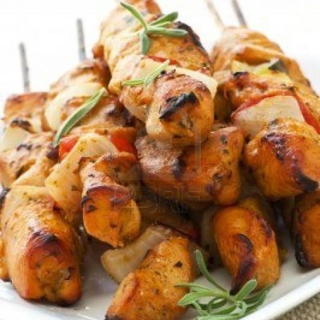 Kebabs de pollo