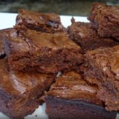 Minibrownies de chocolate y dulce de leche