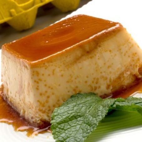 Flan de mascarpone y leche condensada