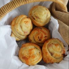 Bocadillos cheddar bacon