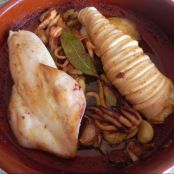 Calamar en aceite - Paso 1