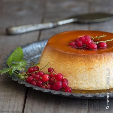 Flan de queso