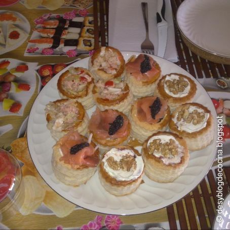 Vol-au-Vents variados