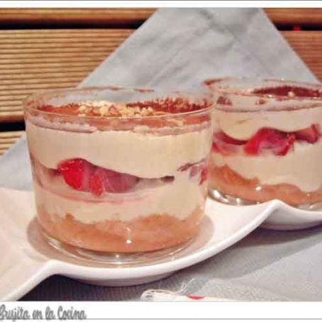 Tiramisú de fresa