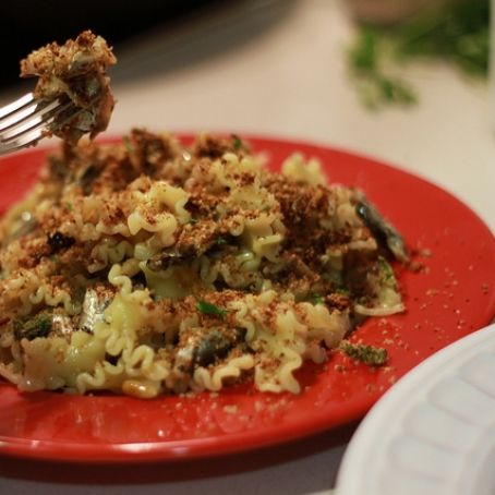 Pasta con sardinas (receta siciliana)