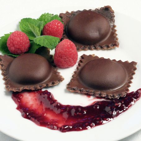 Ravioli de chocolate