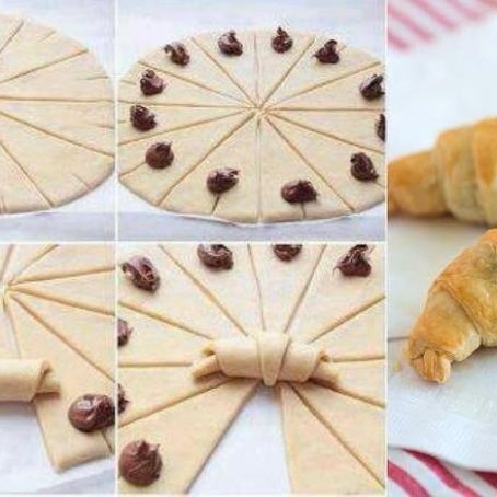 Croasanes de Nutella