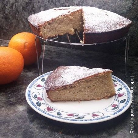 Bizcocho de yogur y naranja