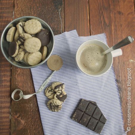 Mini Digestive con chocolate