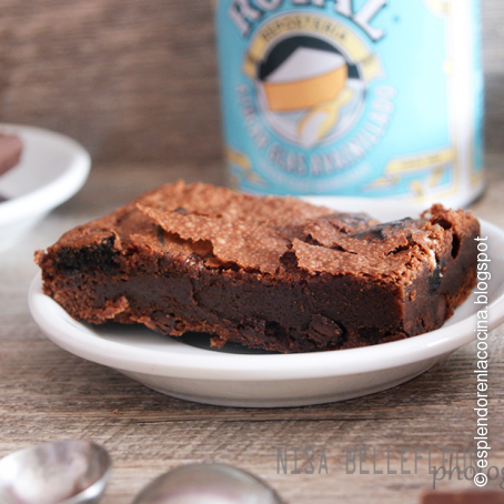 Brownie de chocolate con oreos