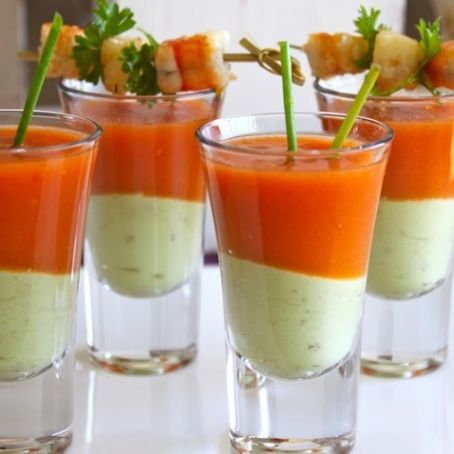 GAZPACHO CON AGUACATE