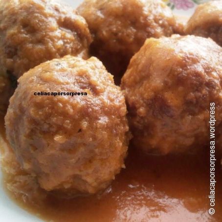 Albóndigas de ternera en salsa fácil