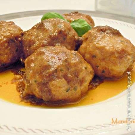 Albóndigas al pimentón.