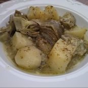 Alcachofas con patatas