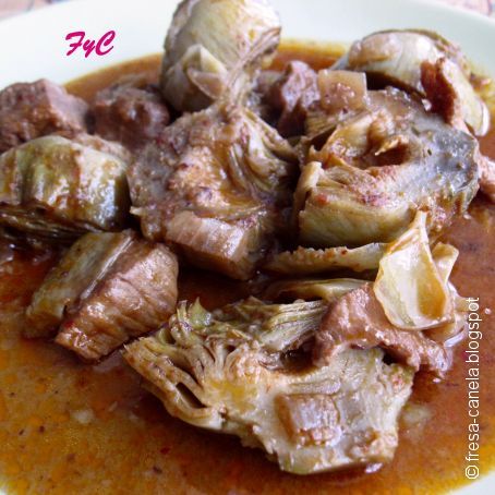 Alcachofas con Secreto Iberico