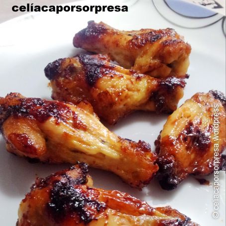 Alitas de pollo con miel y mostaza al horno (4/5)