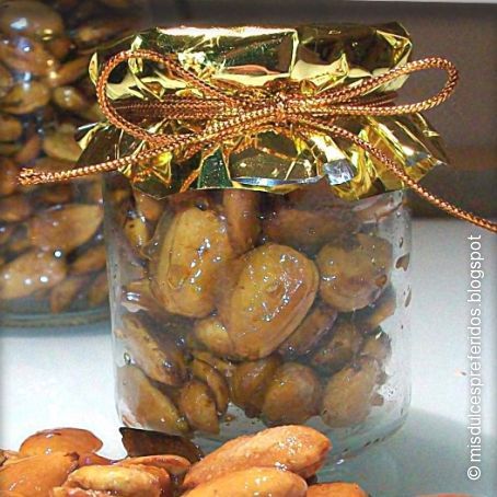 Almendras caramelizadas