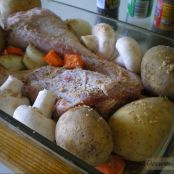 Muslos de pavo al horno con patatas - Paso 1