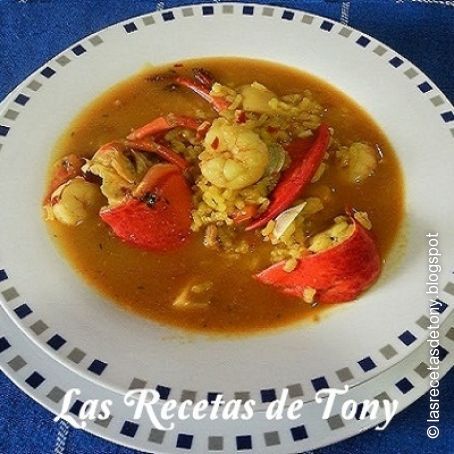 ARROZ CALDOSO CON BOGAVANTE