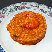 Arroz meloso con carabineros