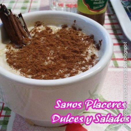 Arroz con leche sin lactosa