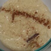 Arroz con leche y nata