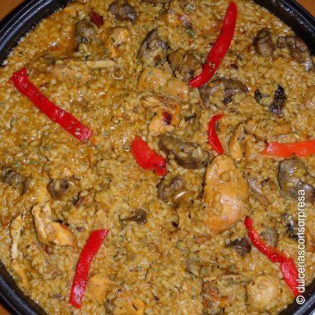 Arroz con pollo y conejo