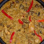 Arroz con pollo y conejo