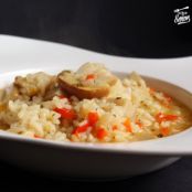 Arroz meloso con boletus