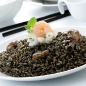 Arroz negro con sepia y alioli