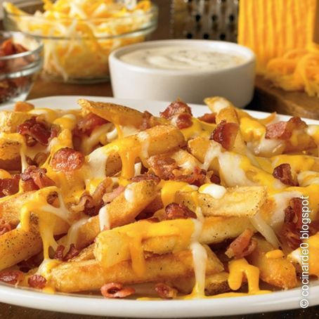 Bacon cheese fries