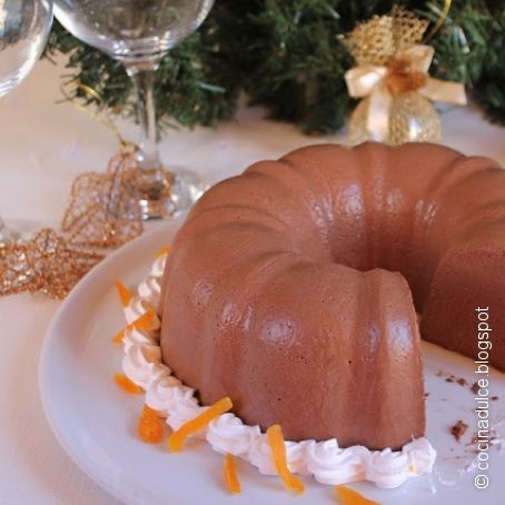 Bavaroise (Bavaresa) de chocolate