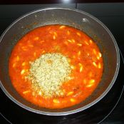 Bacalao con pasas y piñones - Paso 6