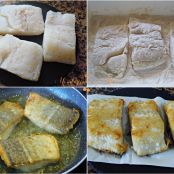 Lomos de bacalao con pimientos asados. - Paso 2