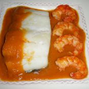 Bacalao fresco con salsa de marisco