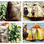 Bacalao skrei al horno con salsa verde, aceituna y huevo rallado - Paso 1