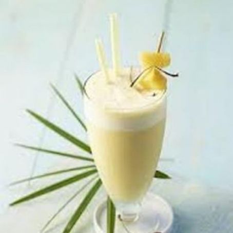 Batido de leche con piña