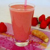 Batido de fresas y jengibre